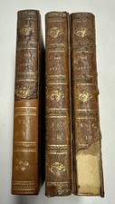 1820 The Abbot by Sir Walter Scott – Complete 3 Vol Set – Leather, Marbled Edges picture