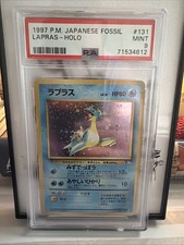 PSA 9 Fossil Lapras Mystery of the Fossils Holo (Japanese) picture