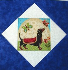  9 Adorable Dog Quilt Blocks Beagle, Westie, Dalmatian ++ + picture
