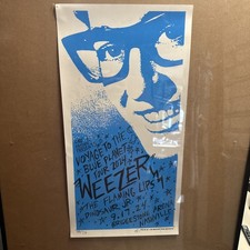 Weezer/ Flaming Lips/Dinosaur Jr 2024 Limited Poster 16/35 Signed picture