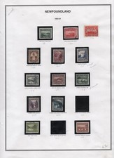 Canada Newfoundland 1923�1940S Large Collection Of 126 Stamps Mint & Used picture