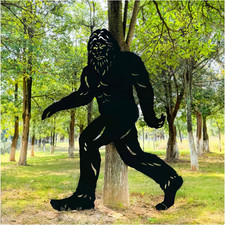 7.4Ft Bigfoot Metal Outdoor Decor Big Foot Sasquatch Gifts for Men/Women Bigfoot picture