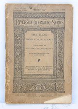 Riverside Literature Series Number 137 The Iliad Books by William Cullen Bryant picture