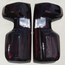 19-24 Silverado Smoked Tail Lights  Black Tinted HALOGEN NON LED 🔥🔥 1500 2500 picture