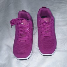 Orthofeet Women’s Pink Mesh Low Top Lace-Up Athletic Sneaker, Rubber Sole picture