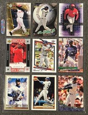 Nice Lot (9) Different KEN GRIFFEY JR Baseball Cards Seattle Mariners Cincinnati picture