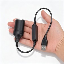 5V USB to 12V Car Cigarette Lighter Socket Adapter, Power Bank Converter For Car picture
