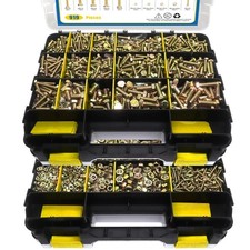 919PCS Grade 8.8 Metric Bolt Nut Assortment M4 M5 M6 M8 12-30mm picture