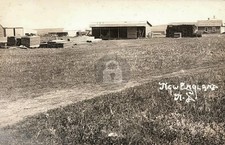 New England ND North Dakota 1910 Lumber & Buildings RPPC Photo Postcard COPY picture