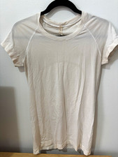 lululemon Swiftly Tech Short-Sleeve Shirt Size 6 (White) picture