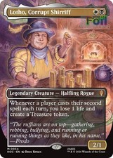 MTG HOC *FOIL* M Lotho, Corrupt Shirriff (Borderless) #34 NM picture