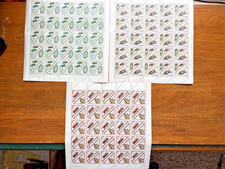 150 Central African Republic Postage Due Stamps MNH Full Sheets 1F 2F 0.50F picture