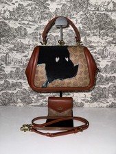 Disney X Coach Embellished Peter Pan Frame Bag 23 With Tri Fold Wallet picture
