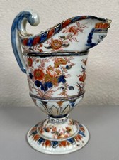 Antique Chinese Porcelain Helmet Imari Ewer Jug Qing Kangxi Vase Form 18th C. picture