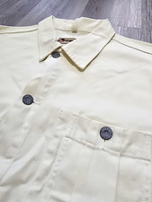 Nigel Cabourn LYBRO Chore Jacket Mens 50 Ivory Ecru Herringbone Cotton Workwear picture