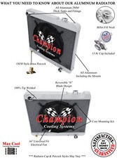 ER Champion 3 Row Radiator W/ 16