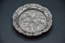 ANTIQUE EHP CHASED SHEFFIELD ENGLAND SILVER PLATED?  TRINKET DISH picture