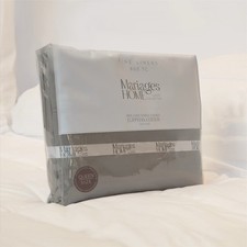 Queen Size Bedding  Set 100% Long Combed  Egyptian Cotton, Gray picture