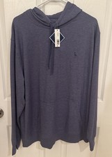 Tailorbyrd Men's French Terry Hoodie Size XL Denim Blue New with Tags  picture