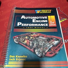 Today's Technician Automotive Engine Performance Shop Manual 1998 2nd Edition picture