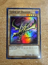 🔥 Yugioh Curse of Dragon LOB-EN066 SUPER RARE HOLOFOIL LEGEND OF BLUE-EYES NM picture
