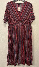 Bloomchic Woman’s Colorful Dress Long Size US 18/20 picture