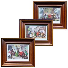 Antique Shakespeare Falstaff Prints Chromolithographic Colour Prints circa 1870 picture