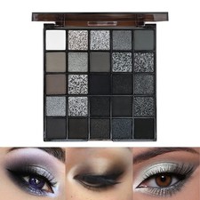 Smokey Black Eyeshadow Palette 25 Colors Cool Tone Eye Shadow Makeup Palette picture