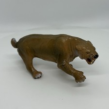 Vintage 1988 Carnegie Safari Smilodon Saber Tooth Figure Prehistoric Collectible picture