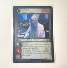 LOTR Decipher TCG FOIL SARUMAN KEEPER OF ISENGARD  3R68 FOIL RARE NM picture