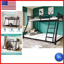 Erosoei Metal Twin Over Full Bunk BedBunk Beds Twin Over Full Size Removable picture