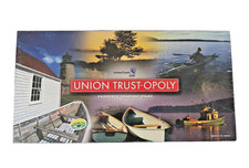 Vintage Union Trust-opoly Maine Bank Property Trading Board Game New Sealed picture