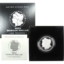 2023 S Morgan Silver Dollar Proof $1 Coin Collectible OGP COA picture