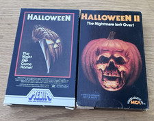 1982 Halloween I & II 1 2 Media MCA Betamax Beta Cassette Tape Movie Not VHS picture