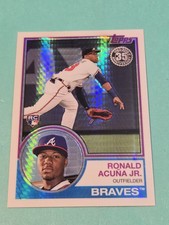 2018 Topps - Silver Pack 1983 Topps Design Chrome Update Series Ronald Acuña Jr. picture