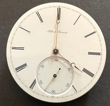 Antique Alfred Gerard Pocket Watch Movement Parts/Repair 40.8mm Swiss picture