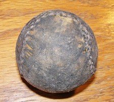 Antique 1850's-60's Baseball, Extremely Early Base Ball, Great Stitching Vintage picture