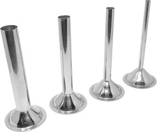 #22 Stainless Steel Sausage Stuffing Tubes for Meat Grinder (Set of 4) picture