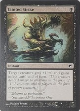 Regular Tainted Strike Scars Of Mirodin Black Mtg Card 1 Casting Cost picture