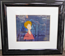 Hanna Barbera Shaggy Smiles signed Joe Barbera  Bill Hanna Hand Painted Prod Cel picture
