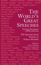 The World's Great Speeches: Fourth Enlarged (1999) Edition picture