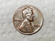 1968-D Lincoln Memorial Cent RARE RIM ERROR -HARD TO READ COIN DUE TO ERROR. picture