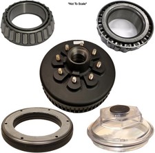 Brake Drum 8K oil bath 9/16