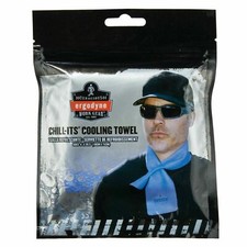 Ergodyne Chill-Its Evaporative Cooling Band Towel, Blue, NEW Quick and  picture