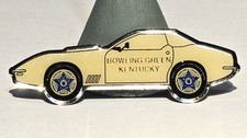 F.O.P. Bowling Green Kentucky White Corvette Lapel Pin picture
