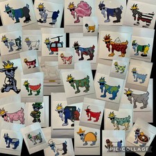 🐐🐐New Low price Huge selection of Goat USA Stickers🐐🐐.one flat shipping rate picture