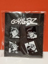 GORILLAZ THE MOUNTAIN TOUR VIP EXPERIENCE MERCH PIN BADGES SET 4 ENAMEL PINS  picture