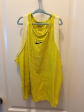 Nike AeroSwift Dri-FIT ADV Running Singlet Men's Size Large Volt Yellow picture