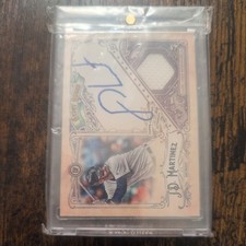 2017 Topps Gypsy Queen - Autograph Garments J.D. Martinez #AG-JM /50 (AU, MEM) picture