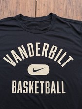 Nike Vanderbilt Commodores Basketball Player Issued Dri-FIT Long Sleeve Shirt picture